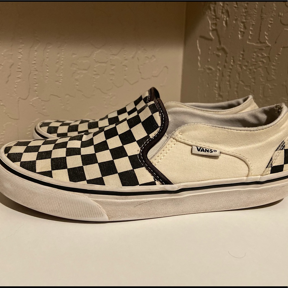 B&W Checkered Vans
